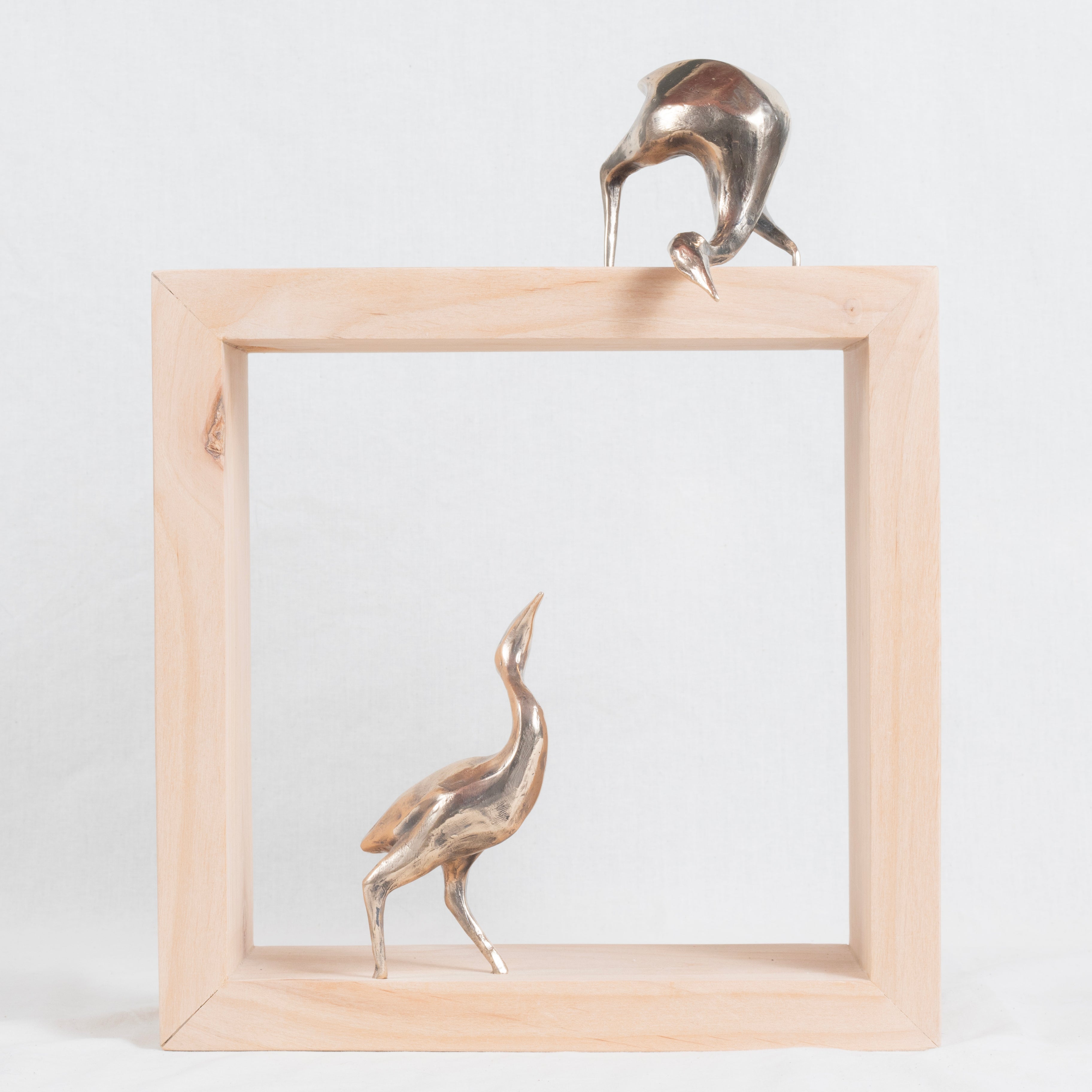 "Crane Curiosities #3 1/15" and "Crane Curiosities #1 2/15"